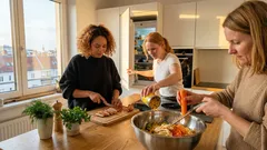 Schneller Hähnchensalat mit Räucherhähnchen, Mais und Käse in 10 Minuten